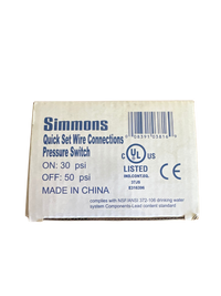Simmons 30/50 Pressure Switch