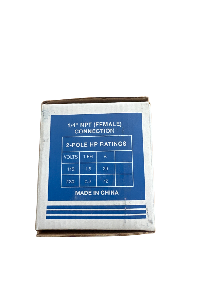 Simmons 30/50 Pressure Switch with Low Pressure Cut Off