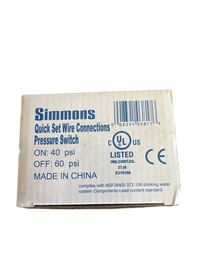 Simmons 40/60 Pressure Switch