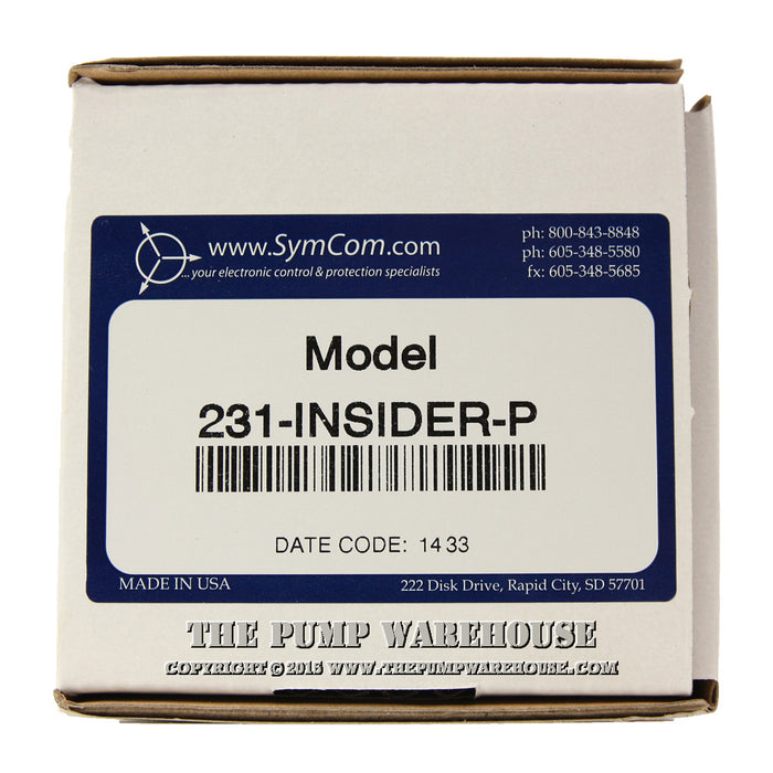 SymCom PumpSaver 231 INSIDER-P | Pump Protection – The Pump Warehouse