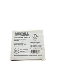 Merrill 40/60 Pressure Switch with Low Cut Off