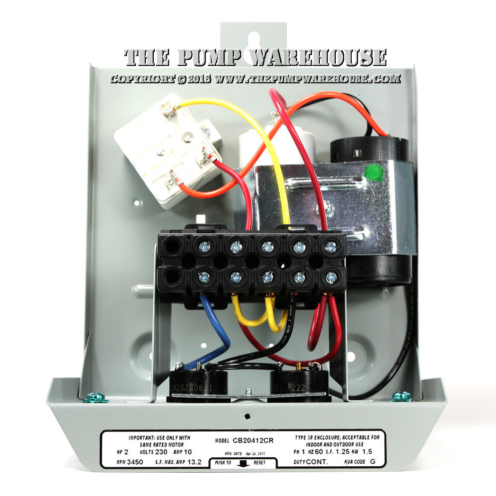 Pomp Control Box Inside CentriPro CSCR Control Box | 2 HP - 230V – The Pump Warehouse