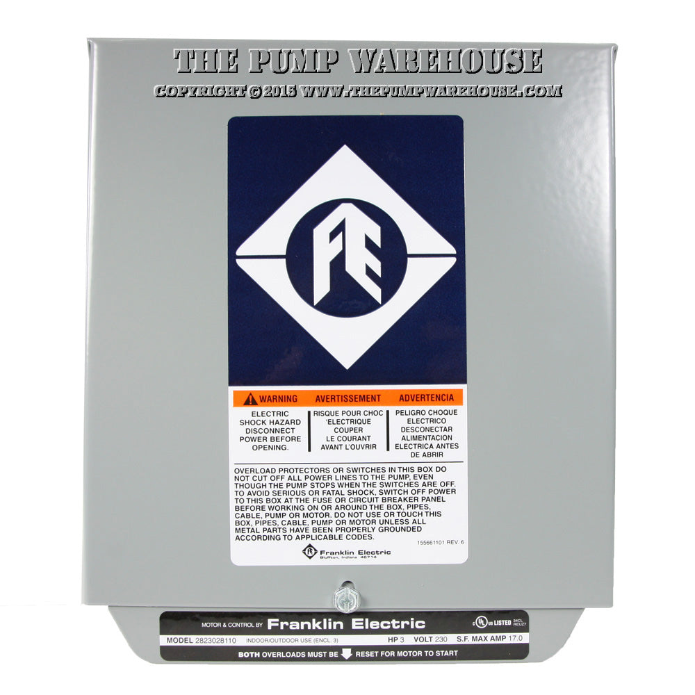 Franklin Electric Control Box Troubleshooting Franklin Electric 0.75