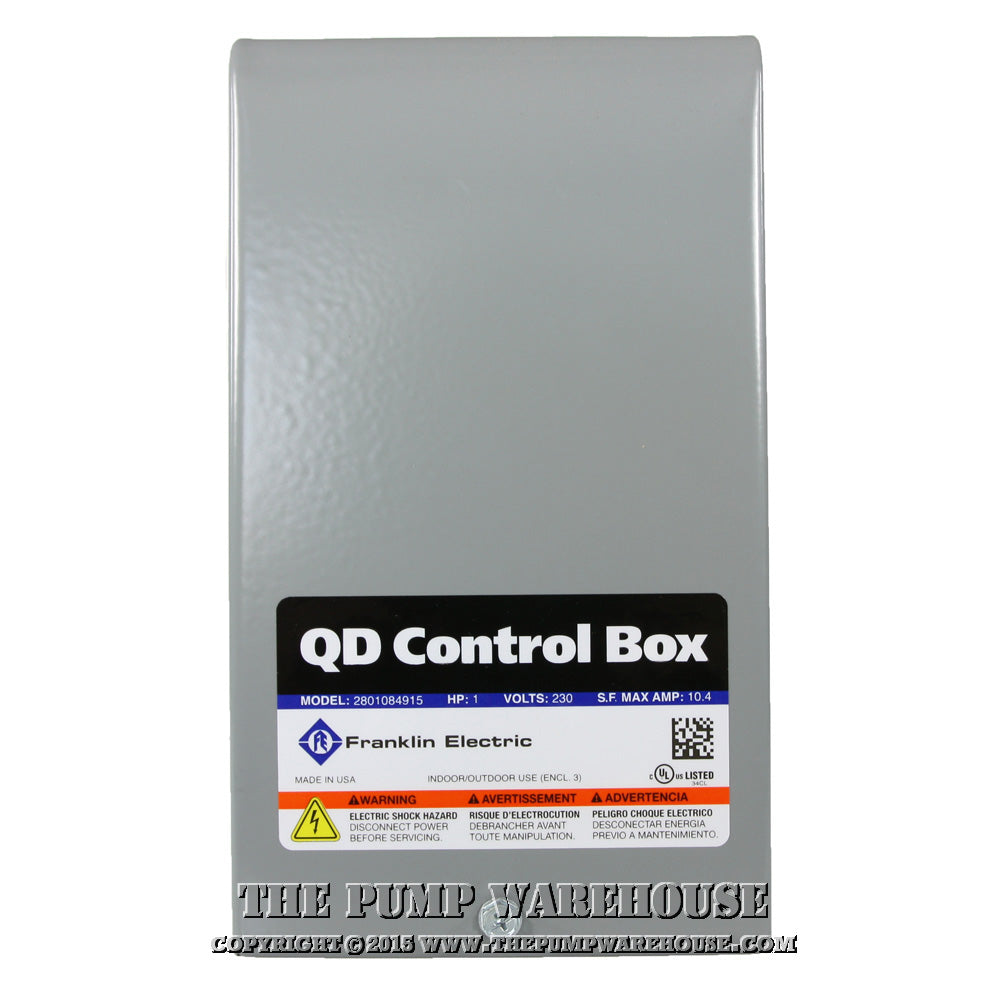 Qd Box Franklin QD Control Box | 1 HP - 230V – The Pump Warehouse