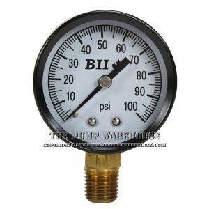 BII Well Pump Pressure Gauge | 0-100 PSI