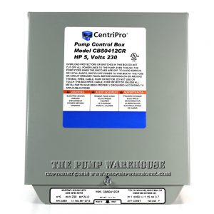 CentriPro CSCR Control Box | 5 HP - 230V