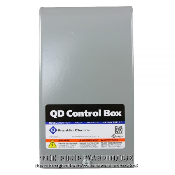 Franklin QD Control Box | 3/4 HP - 230V