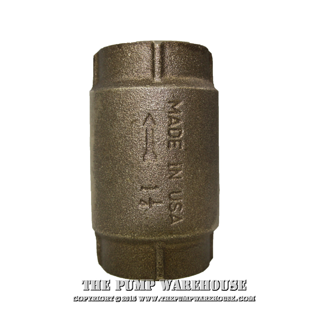 Simmons 1-1/2 In Lead Free 7406-1 Each 200 psi Bronze Foot Valve 